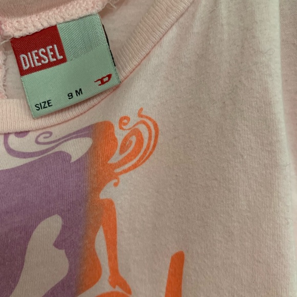 Diesel Baby soft cotton logo tee - Picture 4 of 6